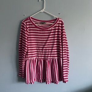 Striped Pink and White ladie’s top